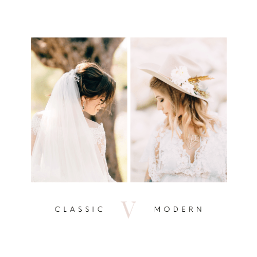 classic versus modern wedding music