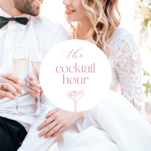 wedding drinks reception